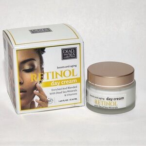 Dead Sea Retinol Day Cream - White and Gold